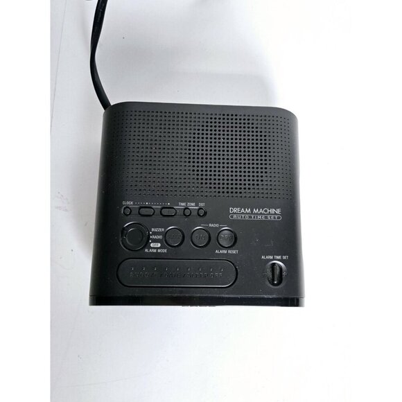 Sony Dream Machine Clock Radio Alarm ICF-C218 Black Works - Picture 3 of 7